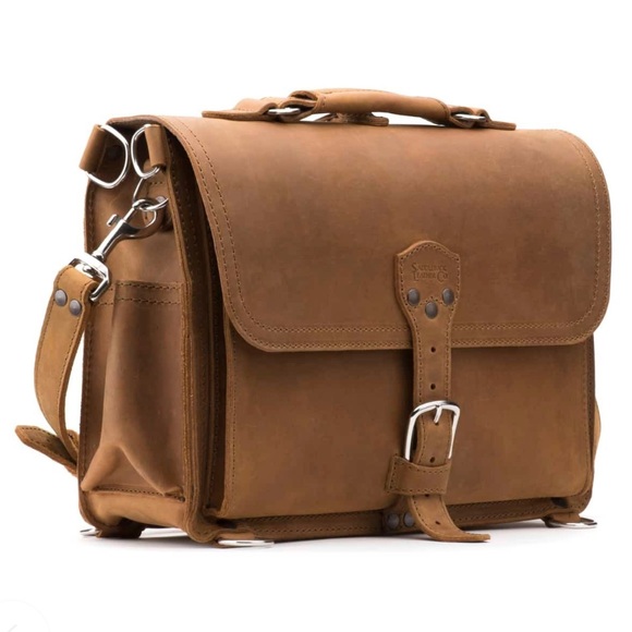 Saddleback Leather Co. Other - SADDLEBACK LEATHER CO. Slim Leather Briefcase Maletin Old Tobacco Tan Satchel
